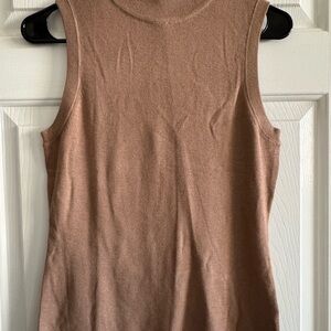 Elegant Sleeveless Tan Top for Women